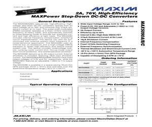 MAX5090AATE/V+T.pdf