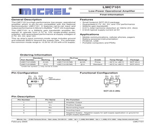 LMC7101BIM5/NOPB.pdf