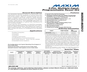 MAX6313UK30D2-T.pdf