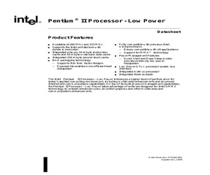 PENTIUM II PROCESSOR - LOW POWER.pdf