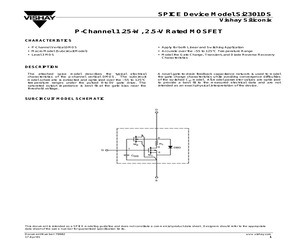 SI2301DS SPICE DEVICE MODEL.pdf