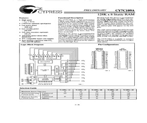 CY7C109A-20VCR.pdf