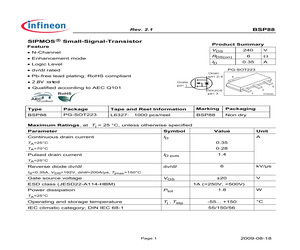 BSP88 E6327.pdf