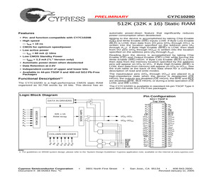 CY7C1020D-12ZXI.pdf