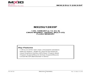 MX25U12835FBBI-10G/T&R.pdf