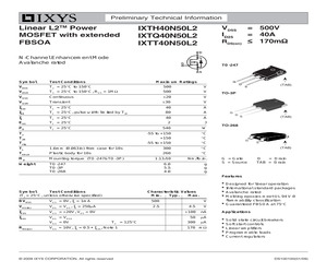 IXTT40N50L2.pdf