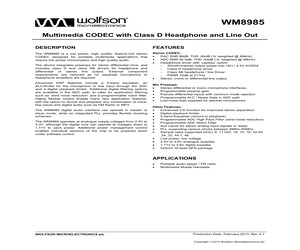 WM8985CGEFL/R.pdf