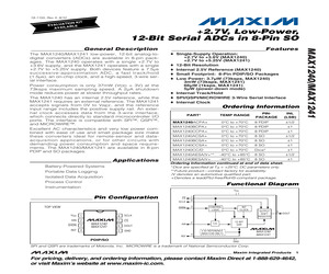 MAX1240BESA/V+T.pdf