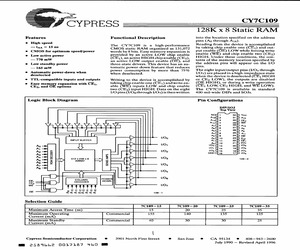 CY7C109-25PC.pdf