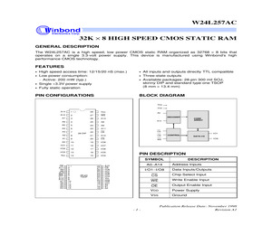 W24L257ACK-12.pdf