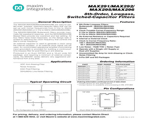 MAX292CSA+T.pdf