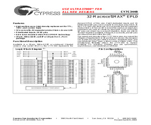 CY7C344-20WC/WI.pdf