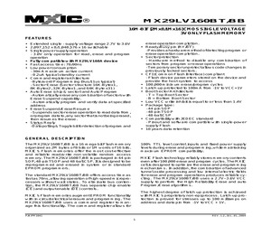 MX29LV160BTXEI-90G.pdf