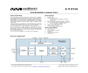 WM8726CGED/RV.pdf