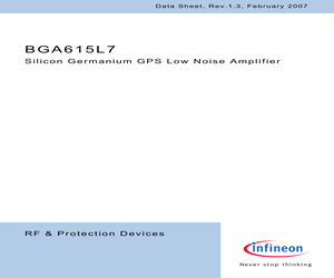 BGA615L7E6327XTSA1.pdf