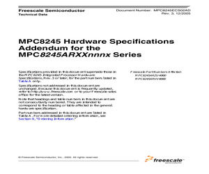 MPC8245ARVV400D.pdf