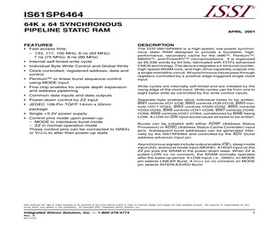 IS61SP6464-8TQI.pdf