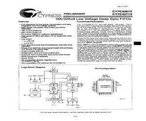 CY7C4261V-15JIR.pdf