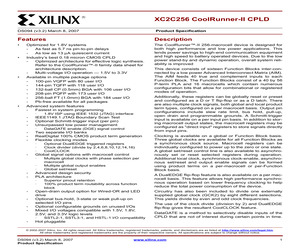 XC2C256-7CPG132I.pdf
