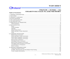 W28V400BT85C.pdf