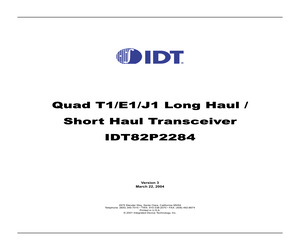 IDT82P2284BBG.pdf