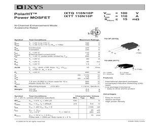 IXTT110N10P.pdf