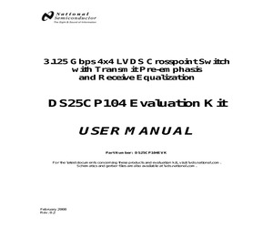 DS25CP104EVK/NOPB.pdf