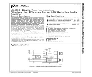 LM4666SDX/NOPB.pdf