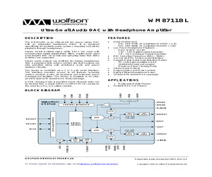 WM8711CBLGEFL/RV.pdf