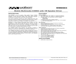 WM8983GEFL/V.pdf