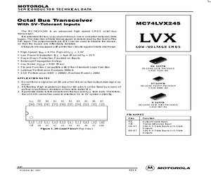 MC74LVX245M.pdf