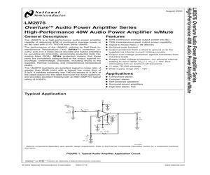 LM2876 OVERTURE AUDIO POWER AMPLIFIER SERIES.pdf