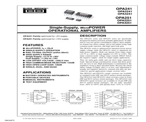 OPA241UA/2K5.pdf