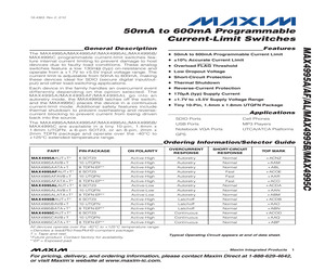 MAX4995AAUT+T.pdf