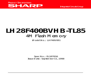 LH28F400BVHB-TL85.pdf