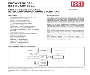 IS65WV12816ALL-70BA3.pdf