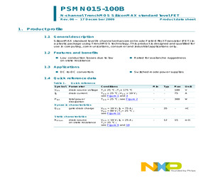 PSMN015-100B,118-CUT TAPE