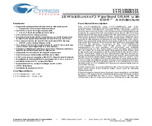 CY7C1303BV25-167BZC.pdf