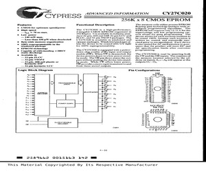 CY27C020-90JC.pdf