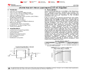 LM2736XMK/NOPB.pdf