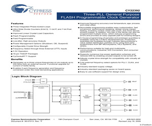 CY22392FXIT.pdf