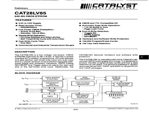 CAT28LV65H13-25TE13.pdf