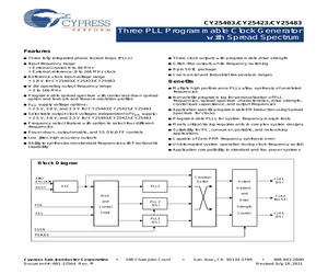 CY25403SXC-006.pdf