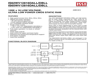 IS62WV12816DALL-55BI.pdf