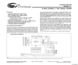 CY62147DV18L-55BVXI.pdf