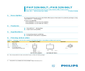 PHB32N06LT/T3.pdf