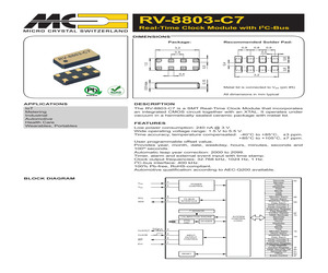 RV-8803-C7 32.768KHZ 3PPM TA QA.pdf
