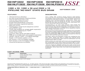 IS61NLP12832-100TQI.pdf