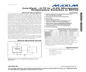MAX6501UKP055+T.pdf