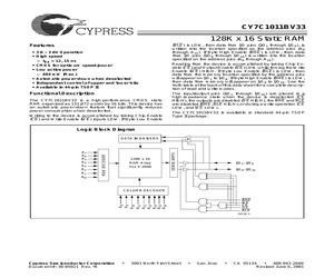 CY7C1011BV33-15ZI.pdf